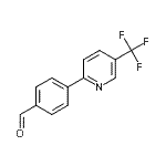 CAS#: 871252-64-1, 4-[5-(Trifluoromethyl)-2-pyridinyl]benzaldehyde