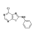 CAS#: 871266-78-3, 7-Chloro-N-phenyl[1,3]thiazolo[5,4-d]pyrimidin-2-amine