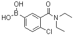 CAS 登录号：871332-68-2， [4-氯-3-(二乙基氨基甲酰)苯基]硼酸