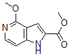 CAS 登录号：871583-16-3， 4-甲氧基-1H-吡咯并[3,2-c]吡啶-2-羧酸甲酯