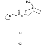 CAS#: 87168-45-4, 8-Methyl-8-azabicyclo[3.2.1]oct-3-yl 3-(1-pyrrolidinyl)propanoate dihydrochloride