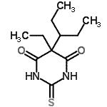 CAS#: 87171-21-9, 5-Ethyl-5-(3-pentanyl)-2-thioxodihydro-4,6(1H,5H)-pyrimidinedione