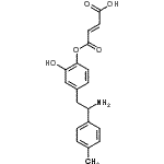 CAS 登录号：87203-73-4， (2E)-4-{4-[2-氨基-2-(4-甲基苯基)乙基]-2-羟基苯氧基}-4-氧代-2-丁烯酸