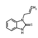 CAS 登录号：87216-53-3， 1-烯丙基-1,3-二氢-2H-苯并咪唑-2-硫酮
