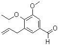 CAS 登录号：872183-27-2， 3-烯丙基-4-乙氧基-5-甲氧基苯甲醛