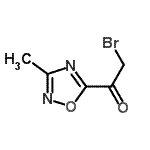 CAS#: 87224-10-0, 2-Bromo-1-(3-methyl-1,2,4-oxadiazol-5-yl)ethanone