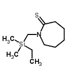 CAS#: 872415-89-9, 1-{[Ethyl(dimethyl)silyl]methyl}-2-azepanethione