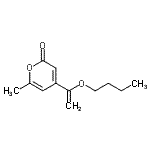 CAS 登录号：872452-04-5， 4-(1-丁氧基乙烯基)-6-甲基-2H-吡喃-2-酮