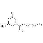 CAS#: 872452-11-4, 4-(1-Butoxyvinyl)-6-methyl-5,6-dihydro-2H-pyran-2-one