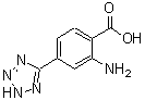 CAS 登录号：872473-26-2， 2-氨基-4-(2H-四唑-5-基)苯甲酸