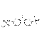 CAS#: 872604-36-9, N-[7-(Trifluoromethyl)-9H-carbazol-2-yl]sulfuric diamide