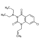 CAS 登录号：87296-66-0， 1-烯丙基-7-氯-3-(二乙基氨基)-2,4(1H,3H)-喹唑啉二酮