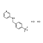 CAS#: 873087-32-2, N-[4-(Trifluoromethyl)benzyl]-3-pyridinamine dihydrochloride