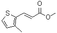 CAS 登录号：873208-18-5， (2E)-3-(3-甲基-2-噻吩基)丙烯酸甲酯