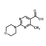 CAS 登录号：873450-22-7， 4-甲基-2-(4-吗啉基)-5-嘧啶羧酸