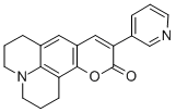 CAS#: 87349-92-6, 2,3,5,6-1H,4H-Tetrahydro-9-(3-Pyridyl)Quinolizino[9,9a,1-gh]Coumarin