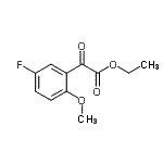CAS#: 873548-10-8, Ethyl (5-fluoro-2-methoxyphenyl)(oxo)acetate