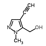 CAS#: 87375-40-4, (4-Ethynyl-1-methyl-1H-pyrazol-5-yl)methanol