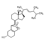 CAS 登录号：87407-73-6， (5S)-3-[(E)-{(1R,7aR)-1-[(2R,3E,5R)-5,6-二甲基-3-庚烯-2-基]-7a-甲基八氢-4H-茚-4-亚基}甲基]-1,3,4,5,6,7-六氢-2-苯并噻吩-5-醇2,2-二氧化物