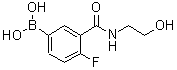 CAS 登录号：874219-25-7， {4-氟-3-[(2-羟基乙基)氨基甲酰]苯基}硼酸