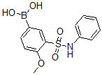 CAS#: 874219-51-9, B-[4-Methoxy-3-[(Phenylamino)Sulfonyl]Phenyl]-Boronic Acid