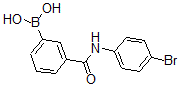 CAS 登录号：874288-28-5， B-[3-[[(4-溴苯基)氨基]羰基]苯基]-硼酸