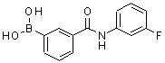 CAS 登录号：874288-34-3， {3-[(3-氟苯基)氨基甲酰]苯基}硼酸