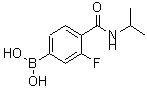CAS 登录号：874289-16-4， [3-氟-4-(异丙基氨基甲酰)苯基]硼酸