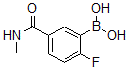 CAS 登录号：874289-40-4， B-[2-氟-5-[(甲基氨基)羰基]苯基]-硼酸