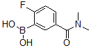 CAS 登录号：874289-46-0， B-[5-[(二甲基氨基)羰基]-2-氟苯基]-硼酸