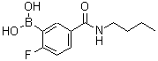 CAS 登录号：874289-50-6， [5-(丁基氨基甲酰)-2-氟苯基]硼酸
