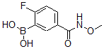 CAS#: 874289-58-4, B-[2-Fluoro-5-[(Methoxyamino)Carbonyl]Phenyl]-Boronic Acid