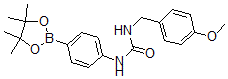 CAS 登录号：874298-21-2， 4-(3-(4-甲氧基苄基)脲基)苯硼酸频哪醇酯