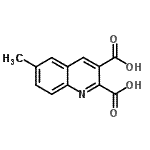 CAS#: 874499-18-0, 6-Methyl-2,3-quinolinedicarboxylic acid