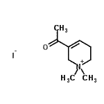 CAS#: 87453-64-3, 5-Acetyl-1,1-dimethyl-1,2,3,6-tetrahydropyridinium iodide