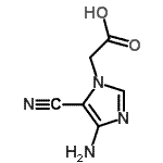 CAS 登录号：87460-74-0， (4-氨基-5-氰基-1H-咪唑-1-基)乙酸