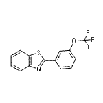 CAS#: 874739-16-9, 2-[3-(Trifluoromethoxy)phenyl]-1,3-benzothiazole
