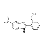 CAS#: 874752-05-3, [2-(5-Nitro-1H-indol-2-yl)phenyl]methanol