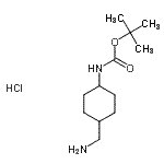 CAS#: 874823-37-7, 2-Methyl-2-propanyl [4-(aminomethyl)cyclohexyl]carbamate hydrochloride (1:1)