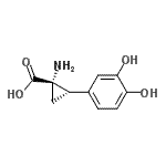 CAS#: 87483-05-4, (1S,2S)-1-Amino-2-(3,4-dihydroxyphenyl)cyclopropanecarboxylic acid