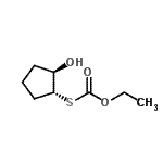 CAS#: 87483-18-9, O-Ethyl S-[(1R,2R)-2-hydroxycyclopentyl] carbonothioate