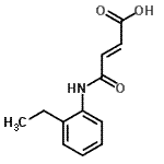 CAS#: 87489-40-5, (2E)-4-[(2-Ethylphenyl)amino]-4-oxo-2-butenoic acid