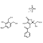CAS#: 87495-27-0, L-Ascorbic acid, mixt. with 5-hydroxy-6-methyl-3,4-pyridinedimethanol, 3-pyridinecarboxylic acid and zinc sulfate (1:1)