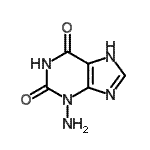 CAS#: 875222-16-5, 3-Amino-3,7-dihydro-1H-purine-2,6-dione