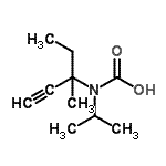 CAS 登录号：875253-97-7， 异丙基(3-甲基-1-戊炔-3-基)氨基甲酸