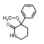 CAS 登录号：87532-77-2， 3-甲氧基-3-苯基-2-哌啶酮