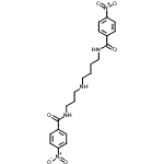 CAS#: 87581-14-4, 4-Nitro-N-[3-({4-[(4-nitrobenzoyl)amino]butyl}amino)propyl]benzamide