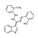 CAS#: 87582-43-2, (3Z)-3-{[(E)-(2-Methylphenyl)diazenyl][2-(2-methylphenyl)hydrazino]methylene}-3H-indole