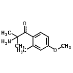 CAS#: 875916-66-8, 2-Amino-1-(4-methoxy-2-methylphenyl)-2-methyl-1-propanone