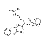 CAS#: 876310-60-0, N<sup>2</sup>-(Adamantan-1-ylcarbonyl)-L-arginyl-L-phenylalaninamide